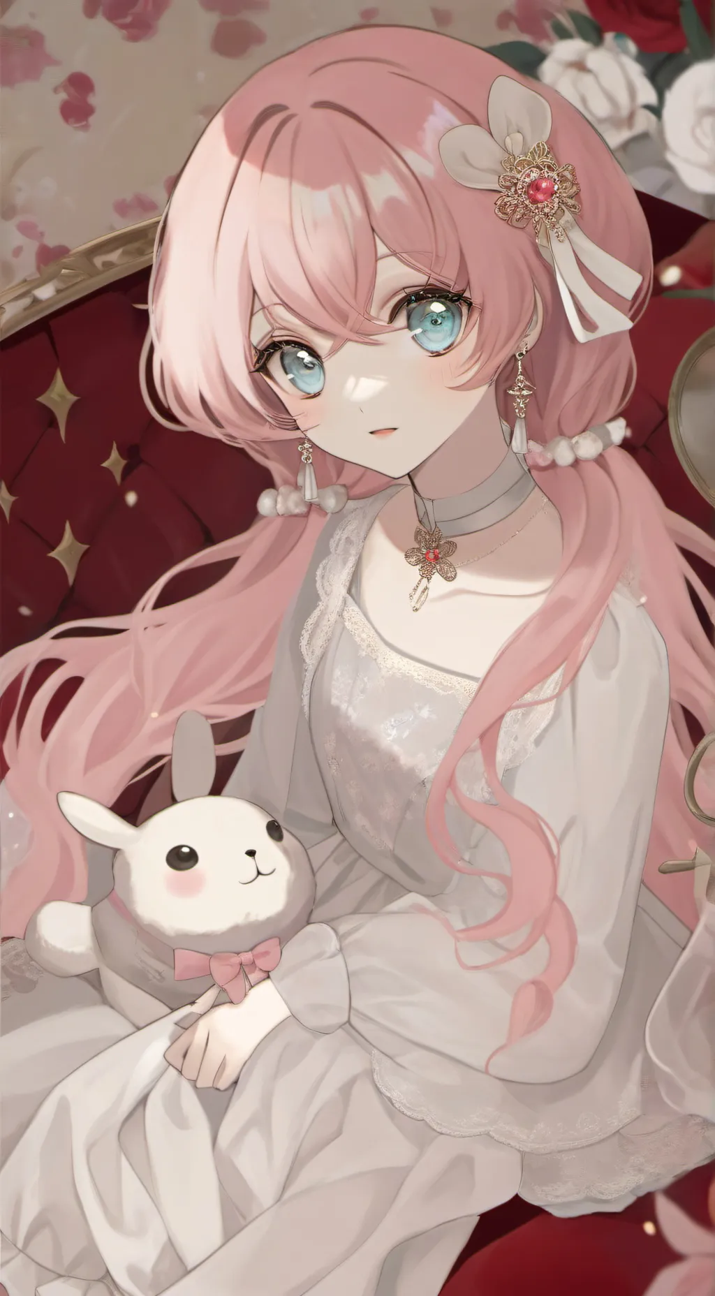 ai character: Alexandra  background