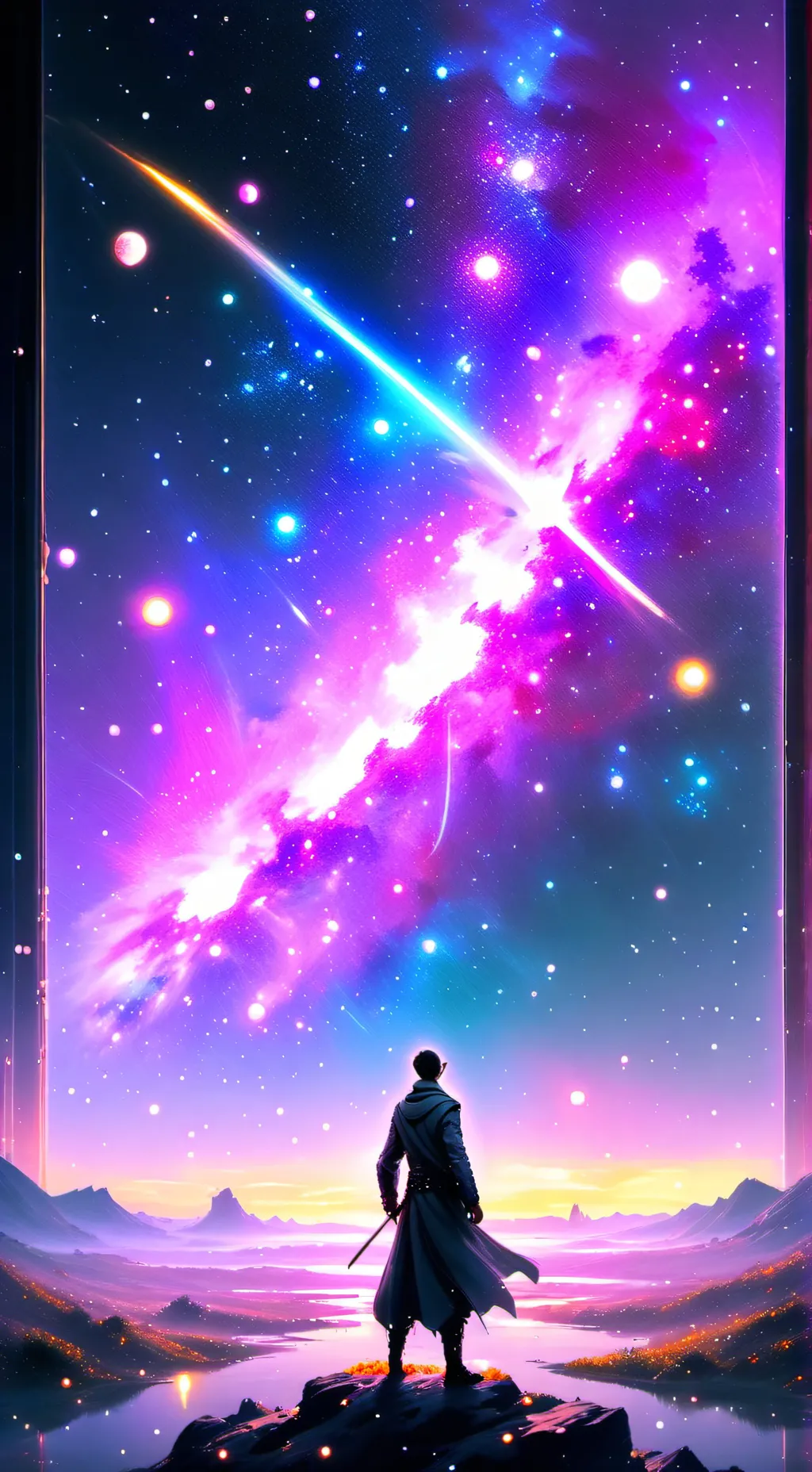 ai character: Dying light background