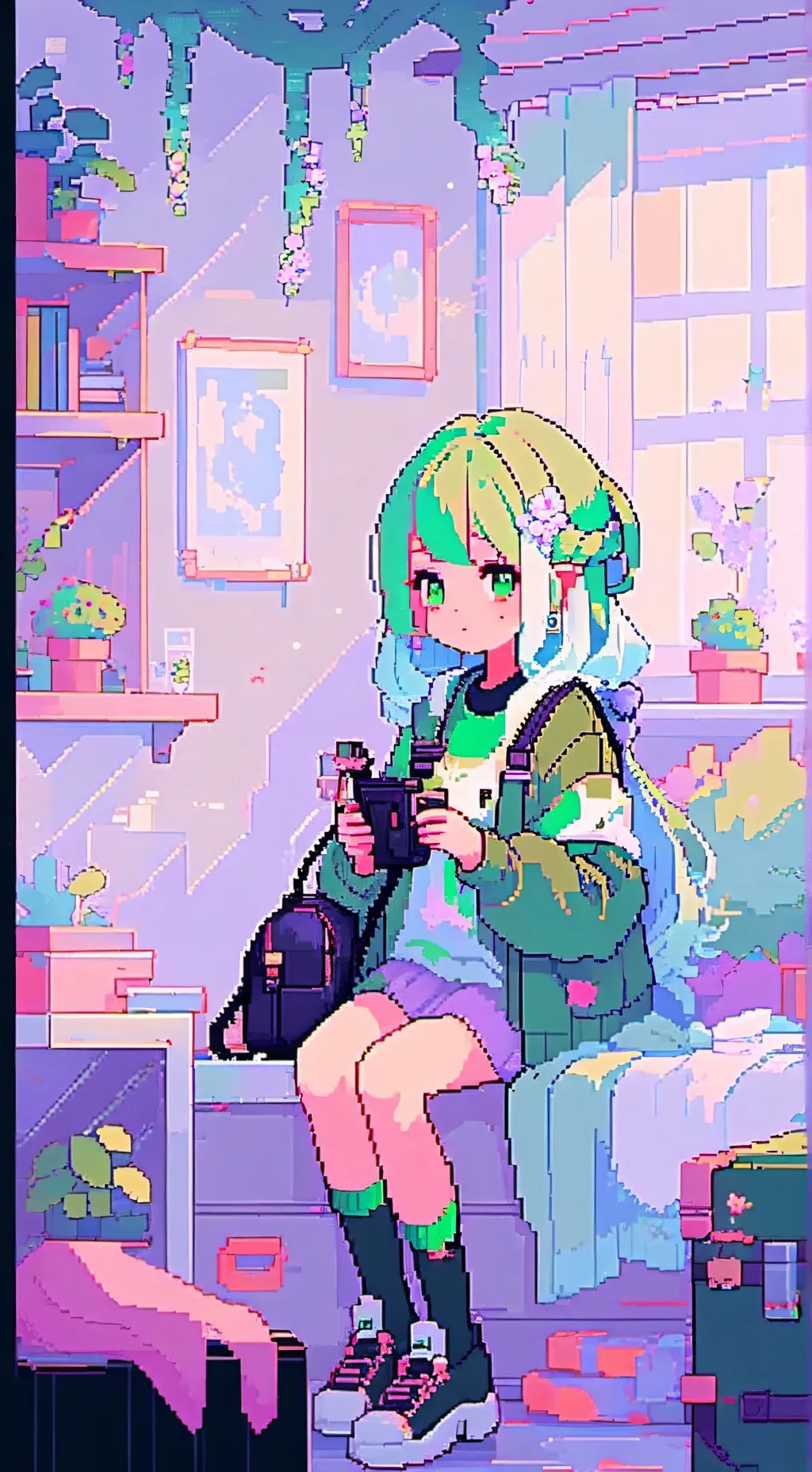 ai character: Minty Cane background