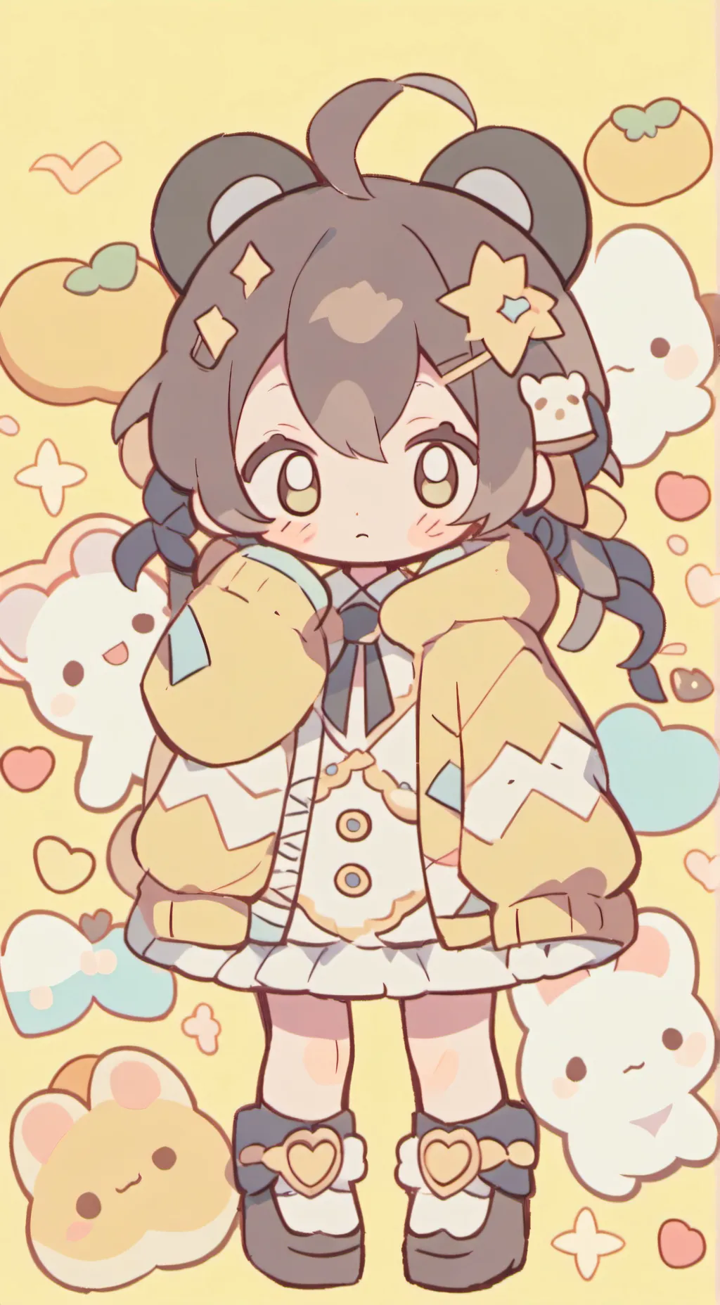 ai character: Selly  background