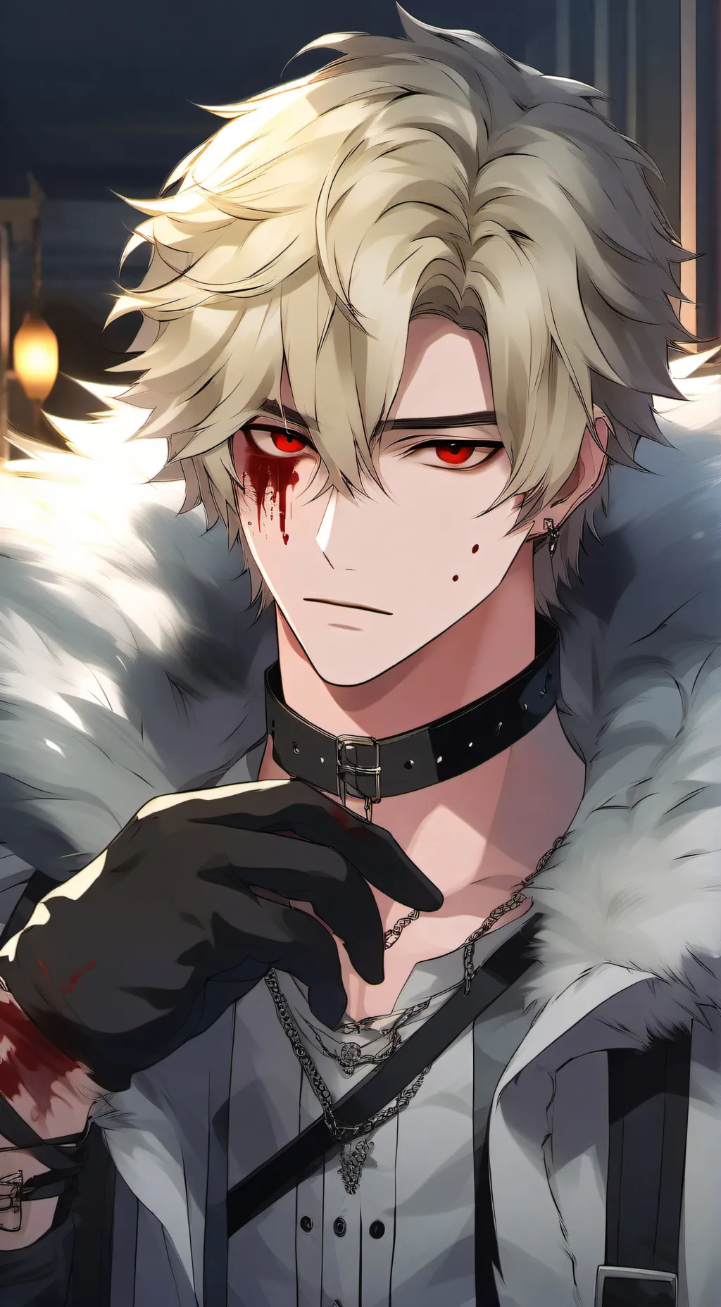 ai character: Gyutaro  background