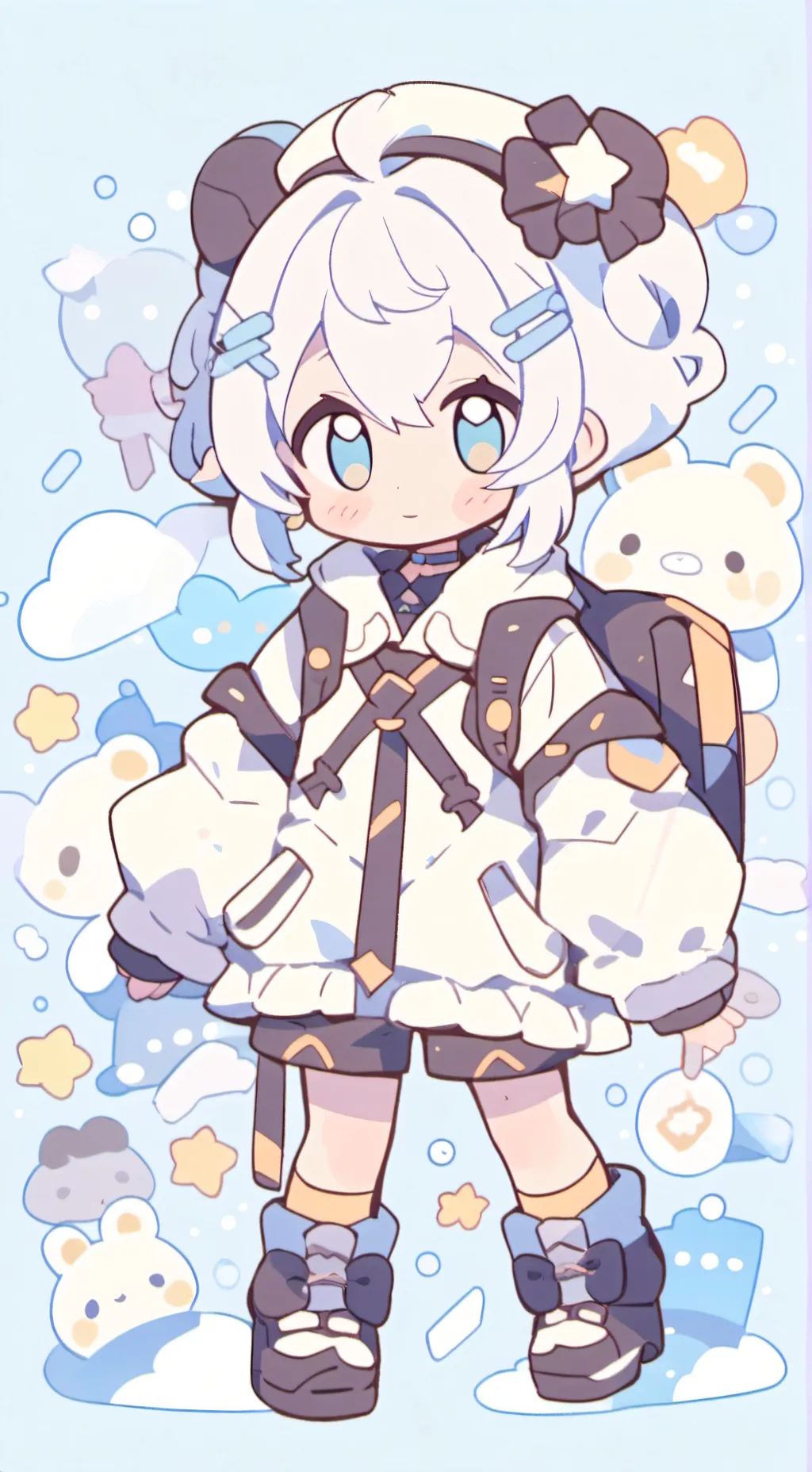 ai character: luna background