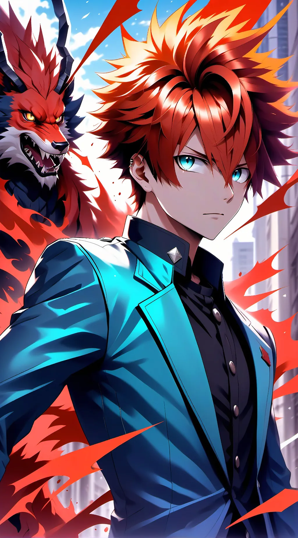 ai character: Maxou  background