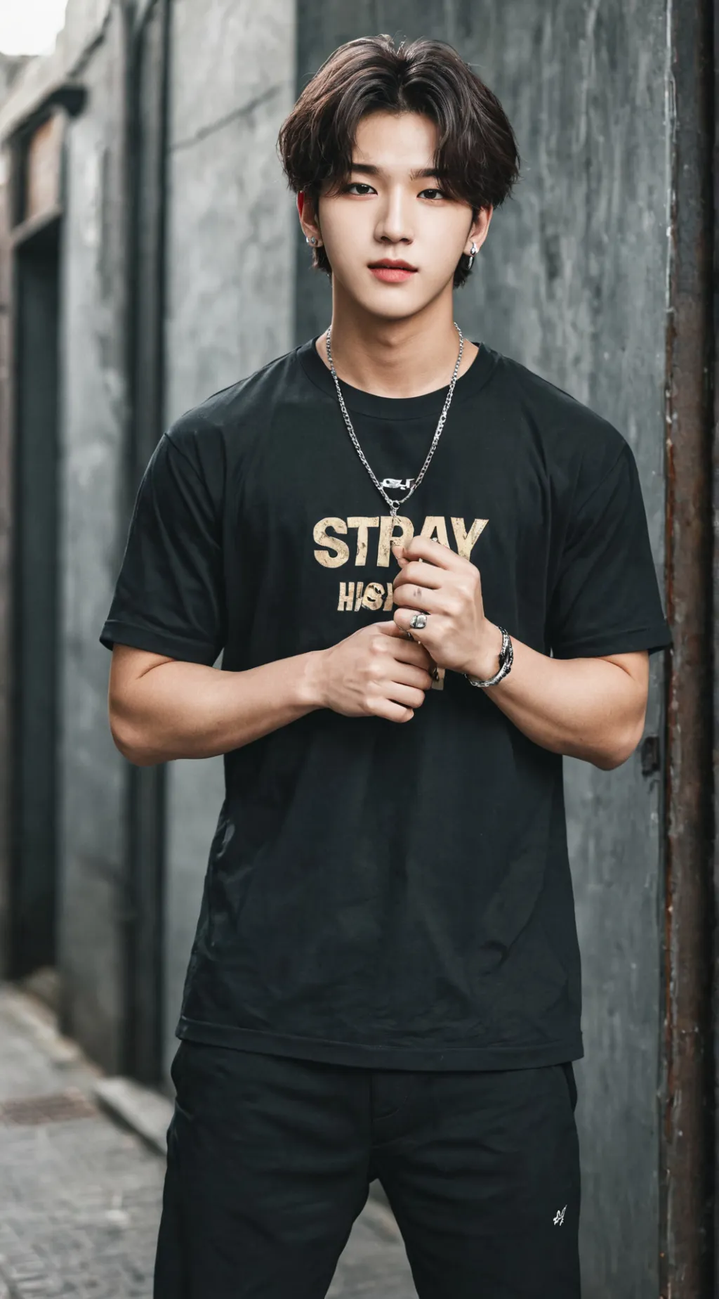 ai character: bangchan🥴🙄🫶🏻🤨 background