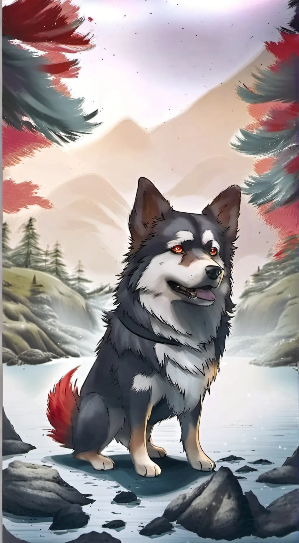 ai character: Peeballs/Pebble! background