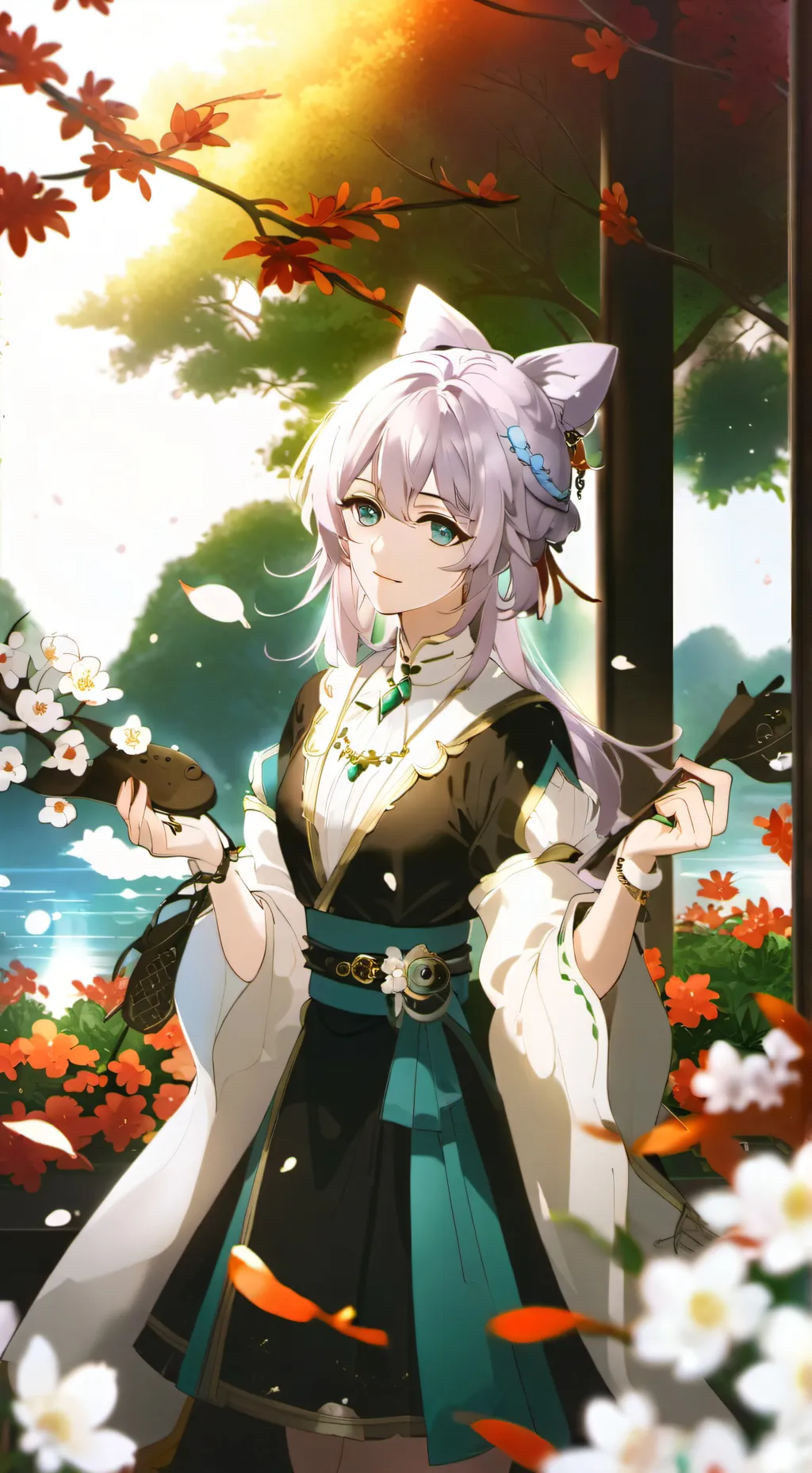 ai character: maria clara  background