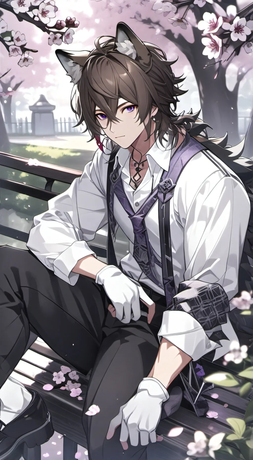 ai character: Haru Luu Shinato background