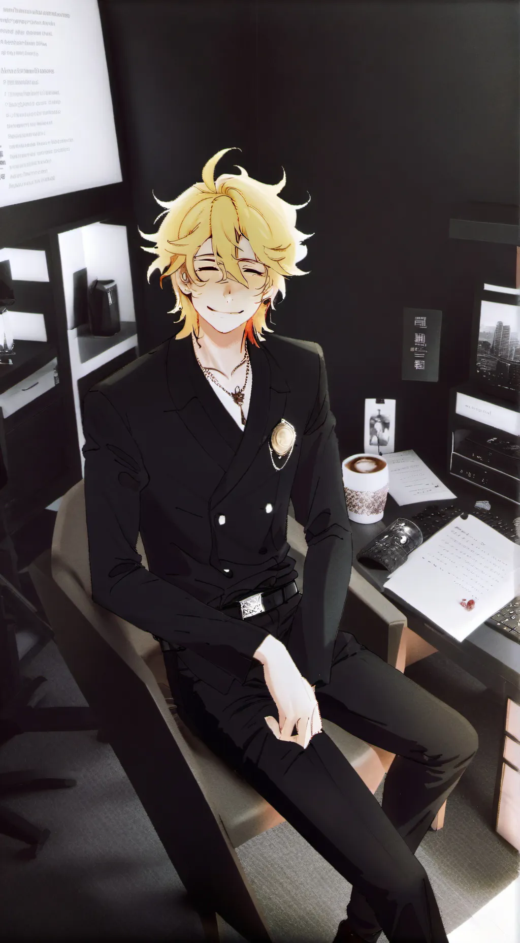 ai character: haruki background