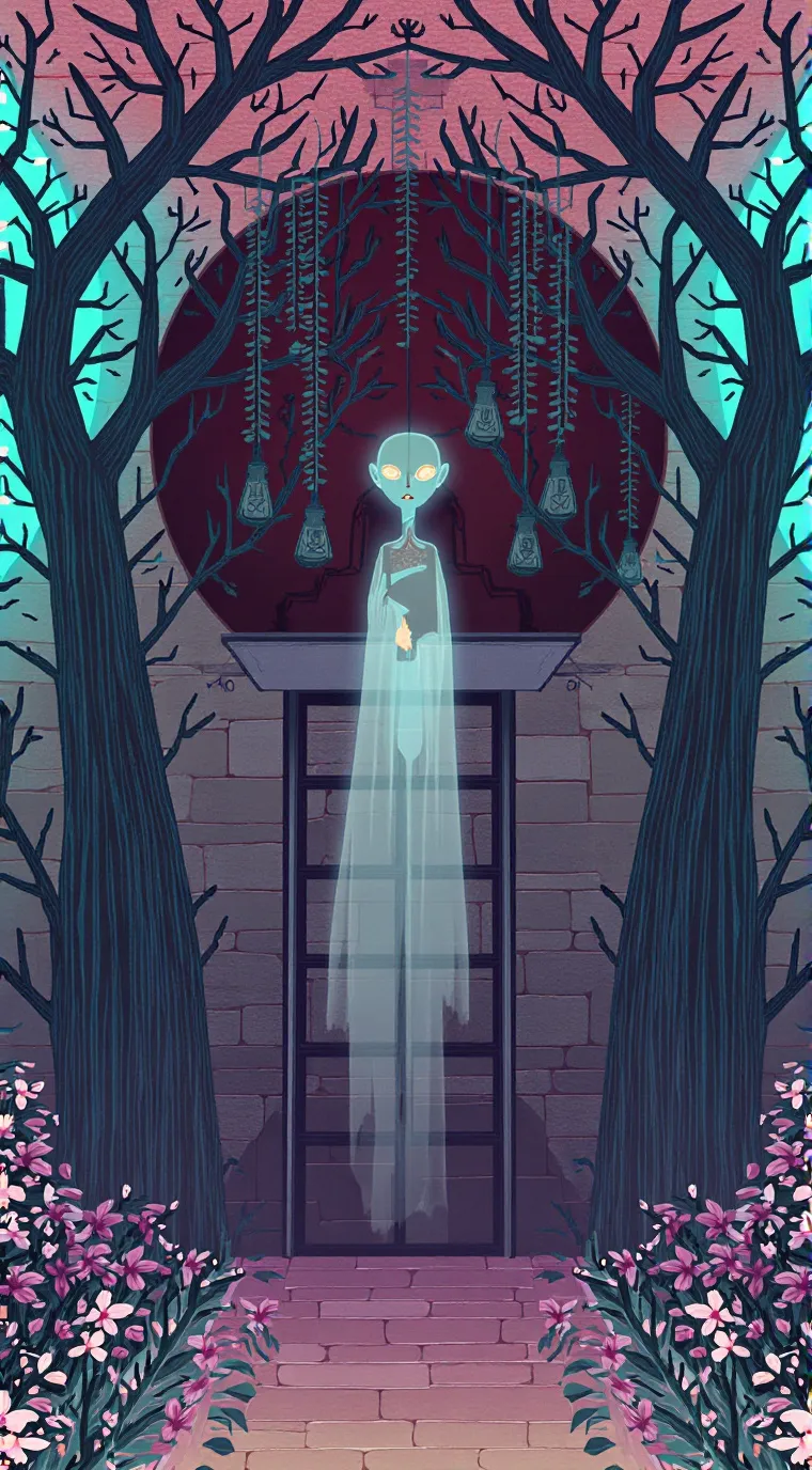 ai character: Luna background