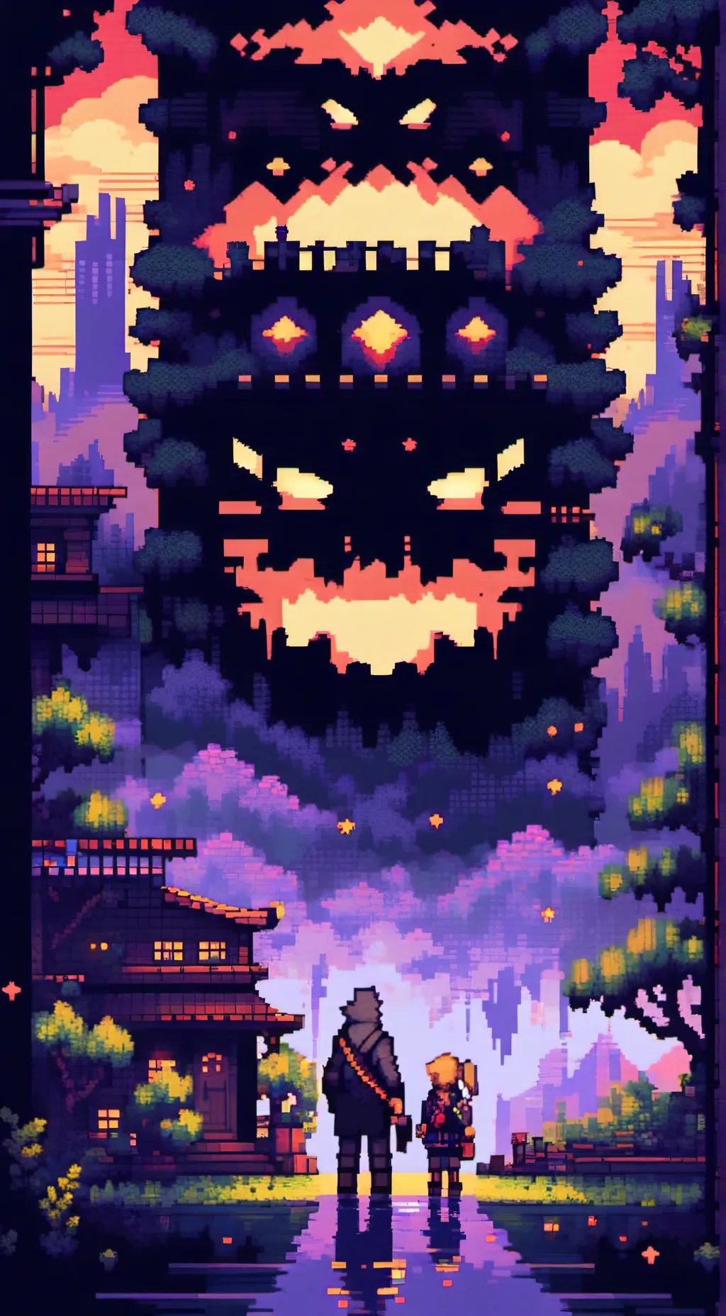 ai character: Fuking hashira  background