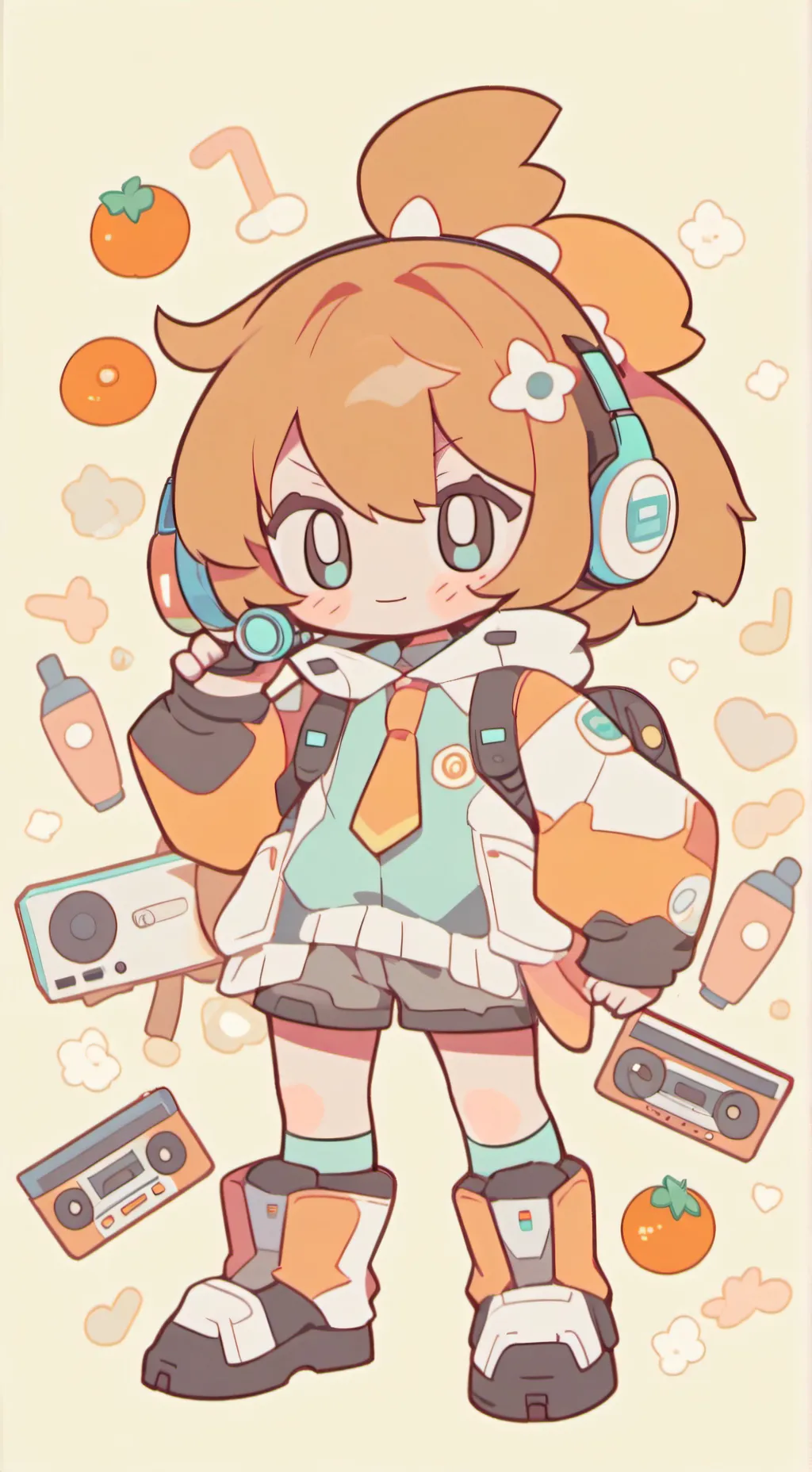 ai character: 🧡Oren latino🧡 background