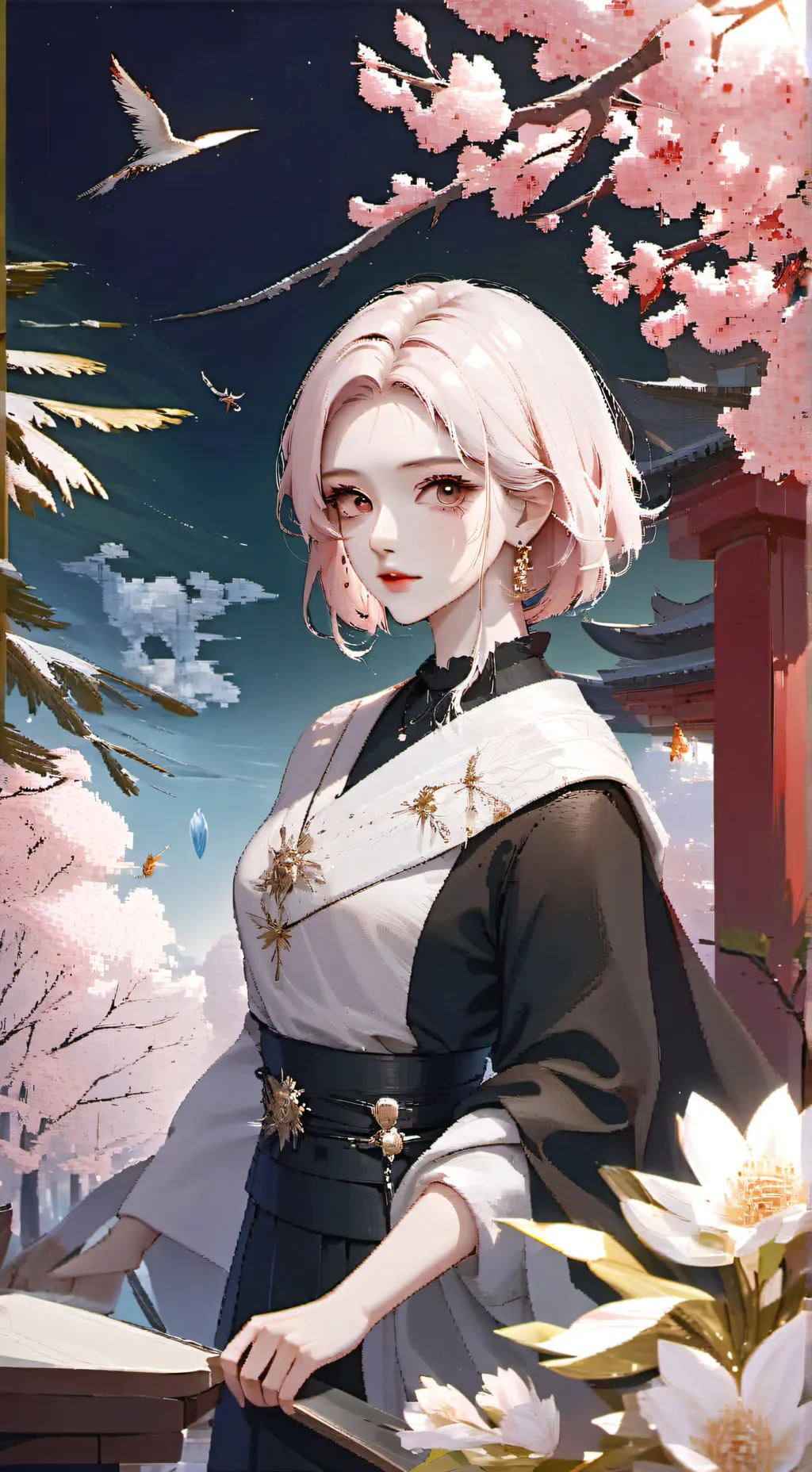 ai character: Luna background