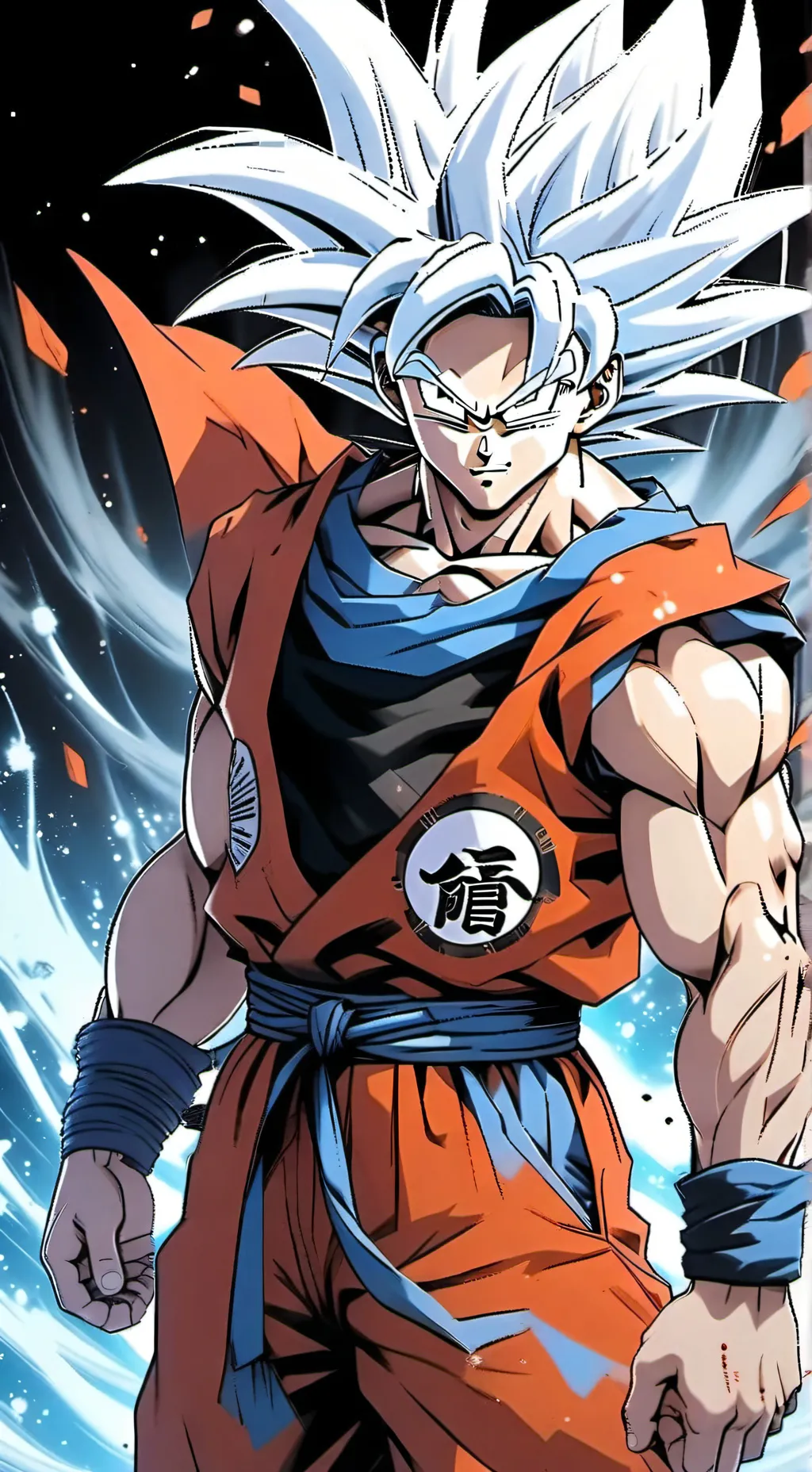 ai character: (Goku) background