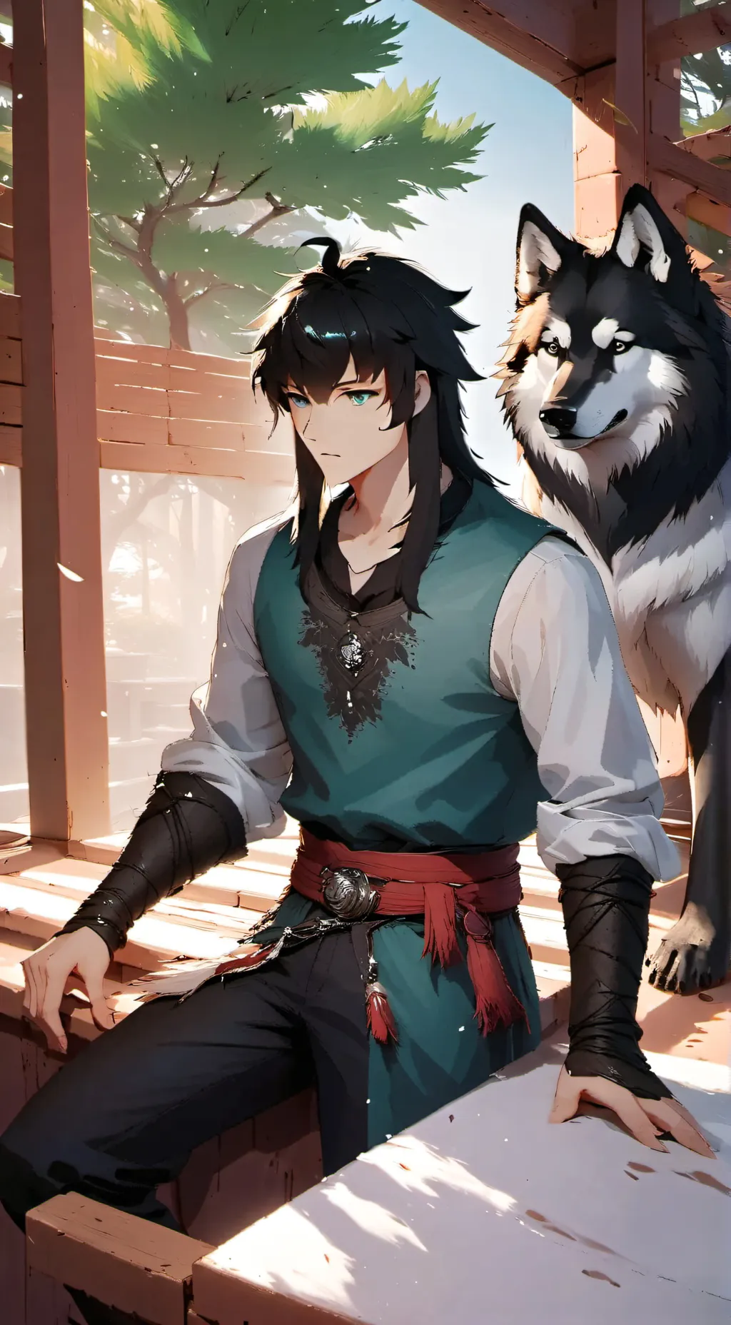 ai character: tokito lovo background