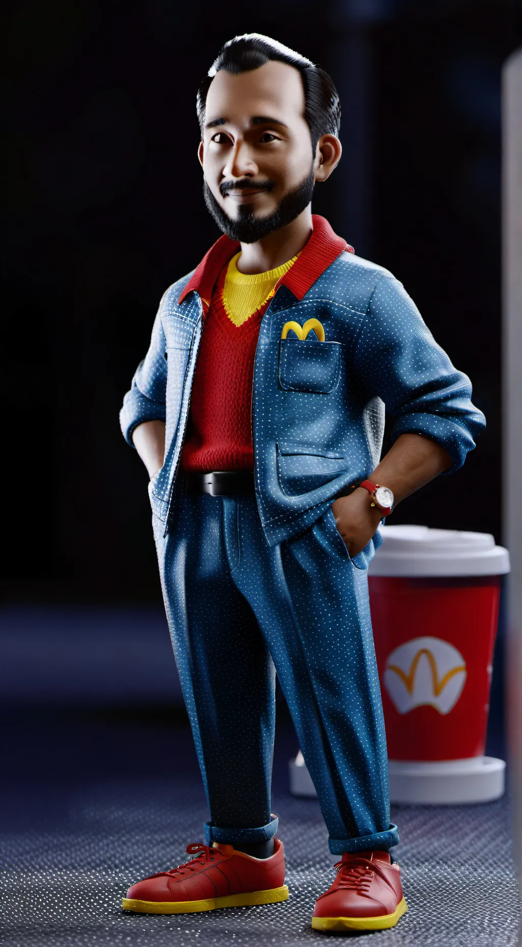 ai character: McDonald's background