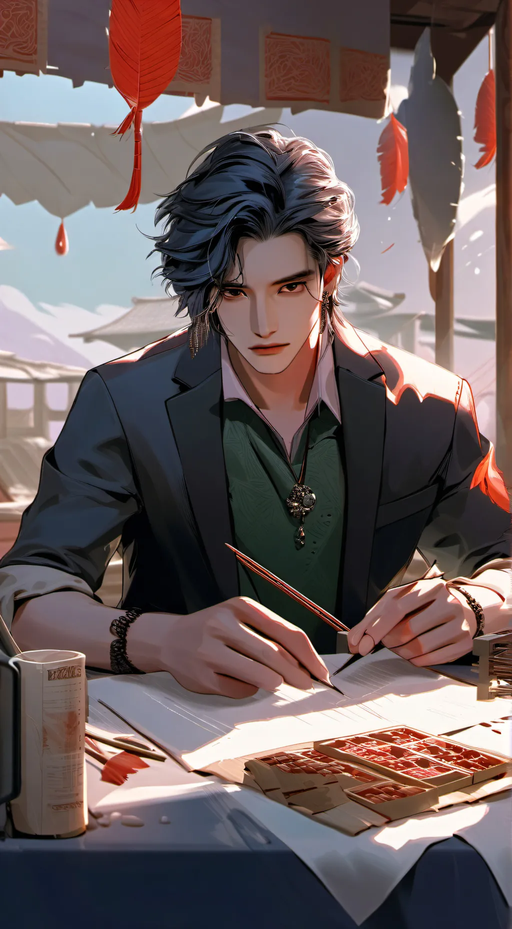 ai character: Kj background