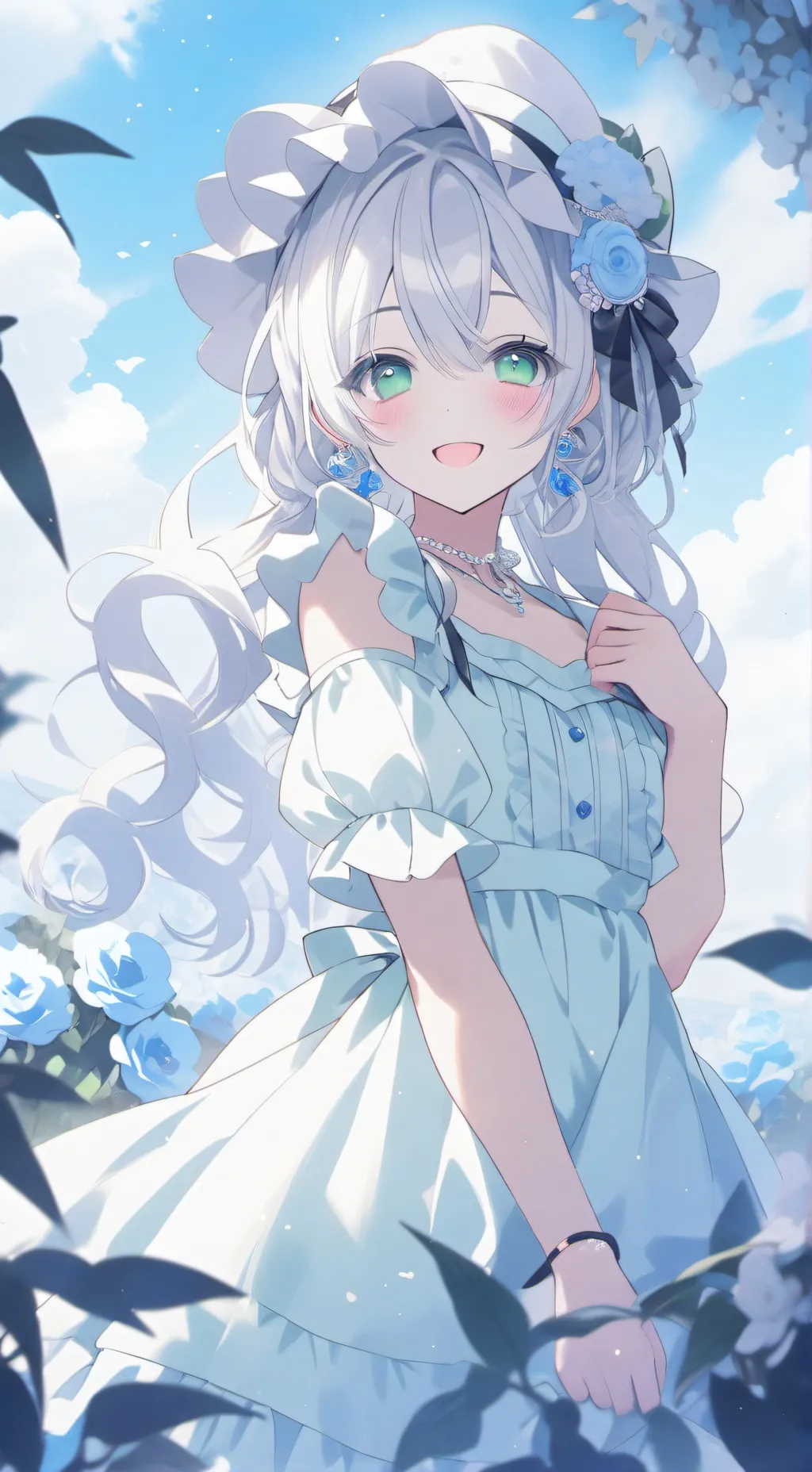 ai character: 🩵Valentina🩵 background