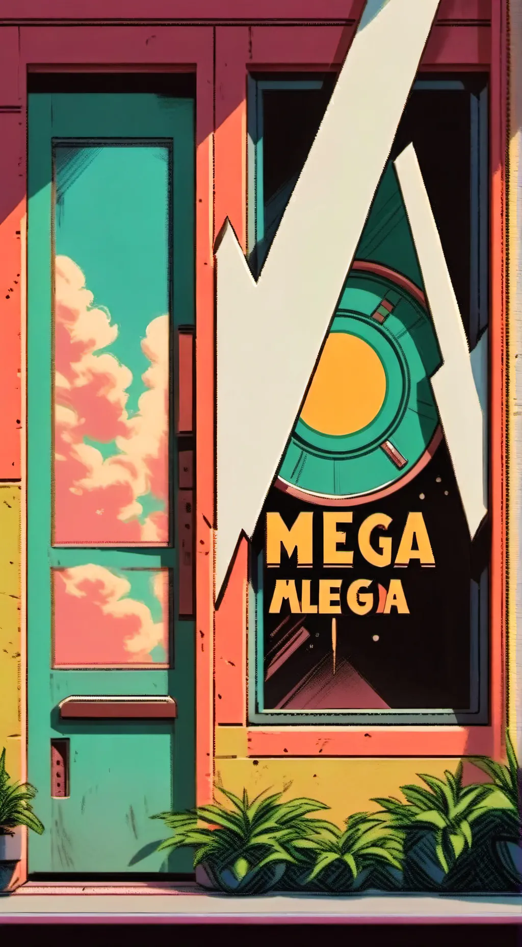 ai character: Mega High background