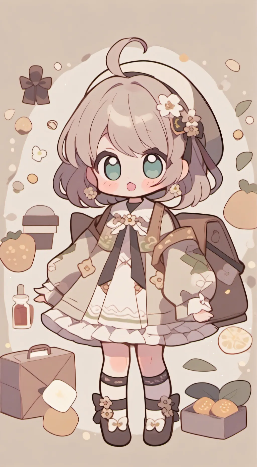 ai character: niña perdida background