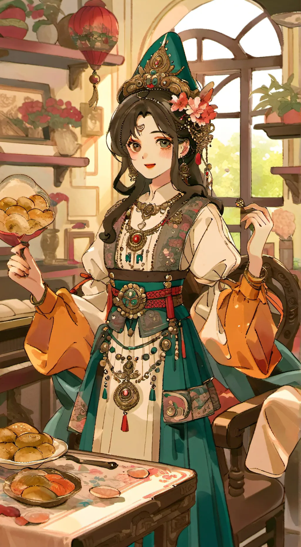 ai character: DS army  background