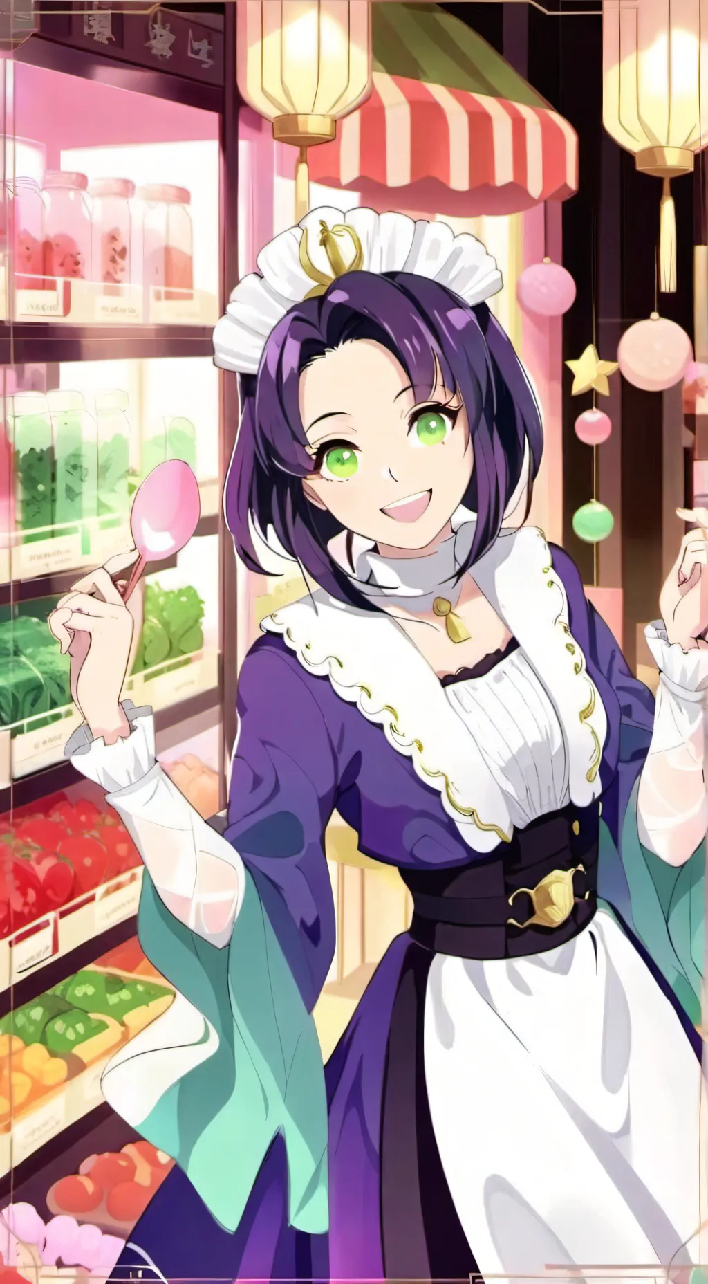 ai character: Shinobu  background