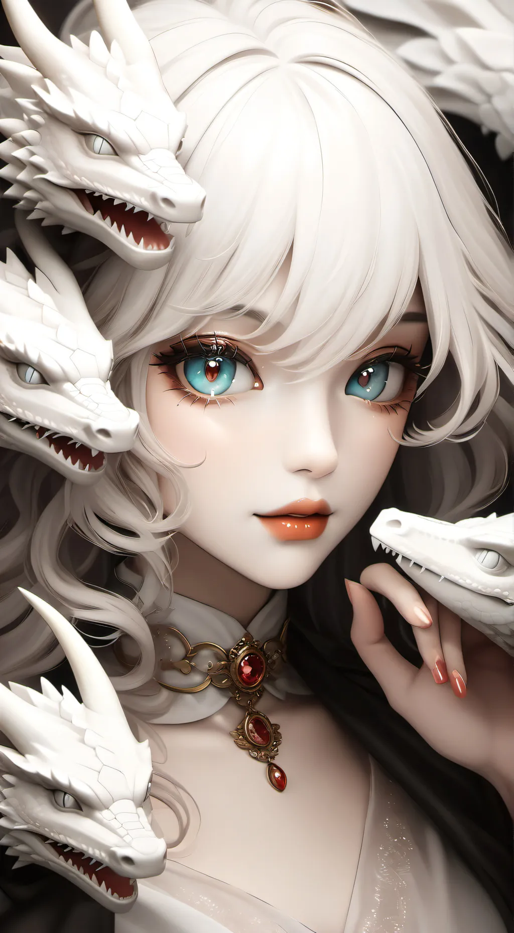 ai character: princesa dos drago background