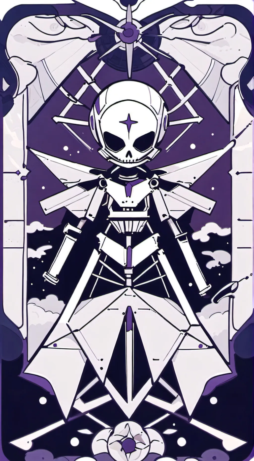 ai character: guard dron background