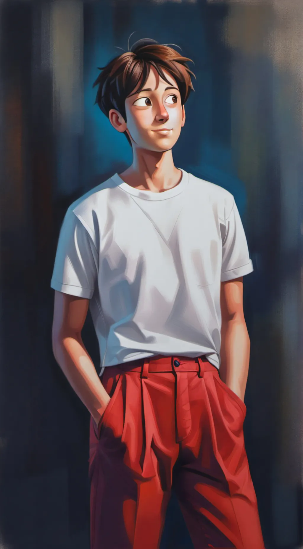 ai character: Anon background