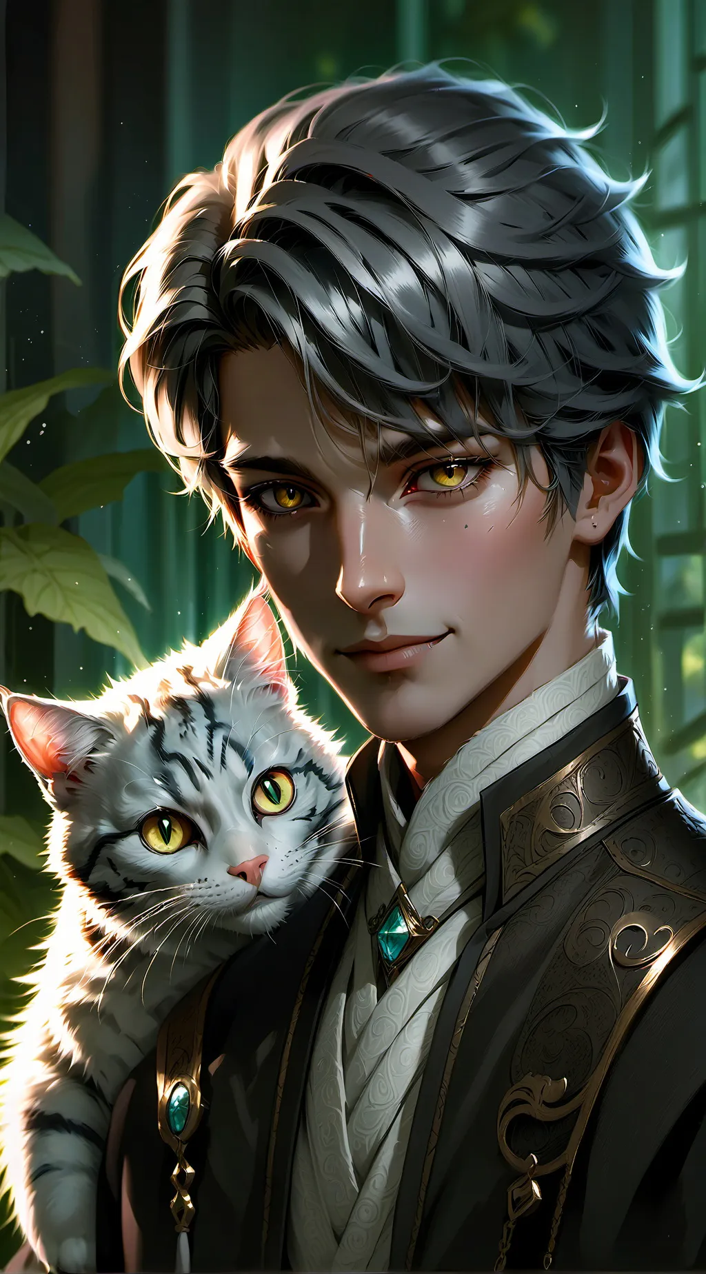 ai character: Max background