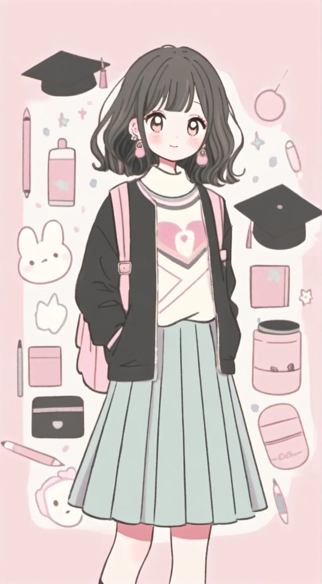 ai character: class horror background