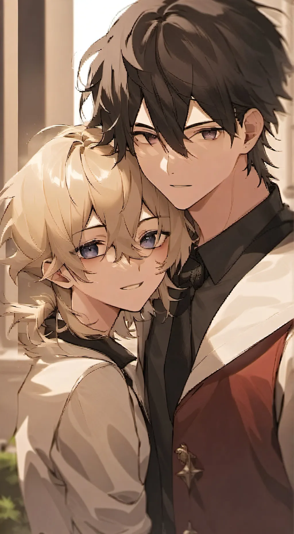 ai character: Édouard  background