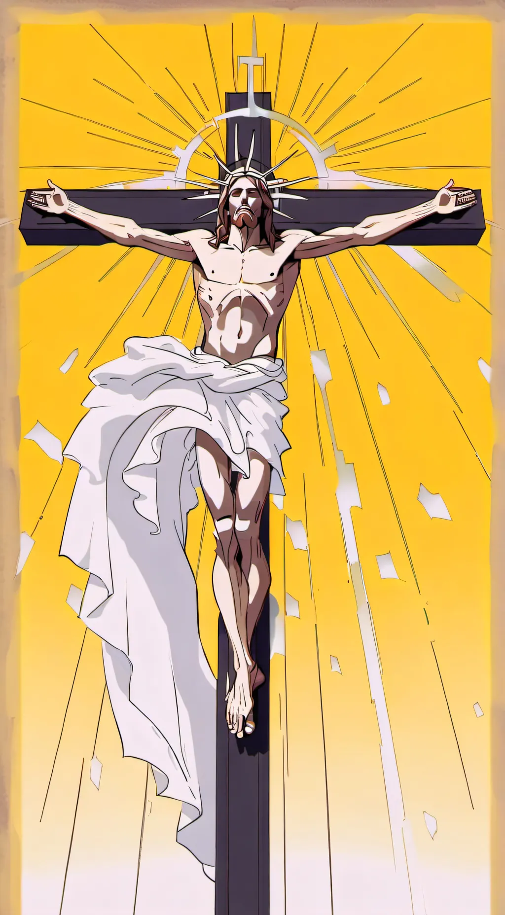 ai character: Jesus background