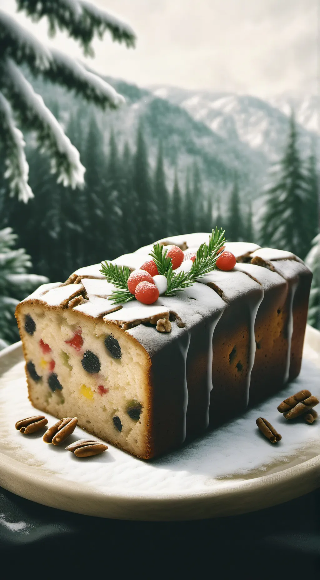 ai character: fruitcake(video)  background