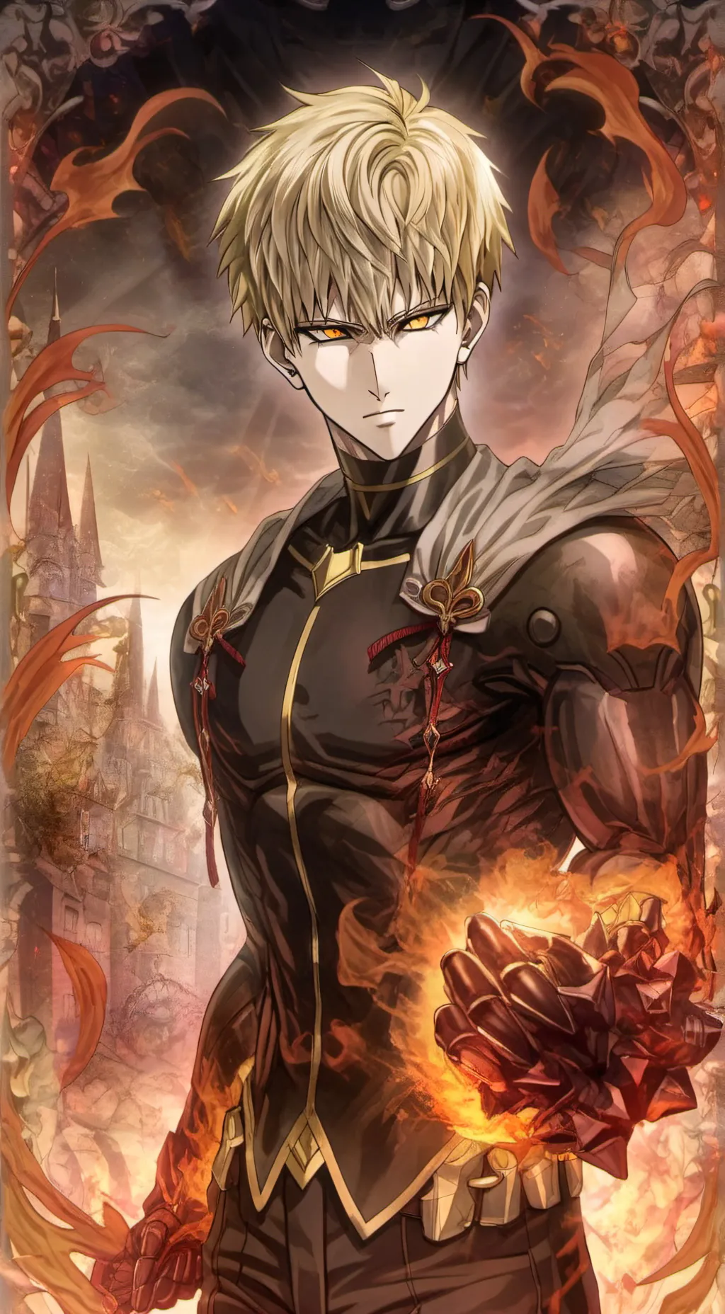 ai character: genos background