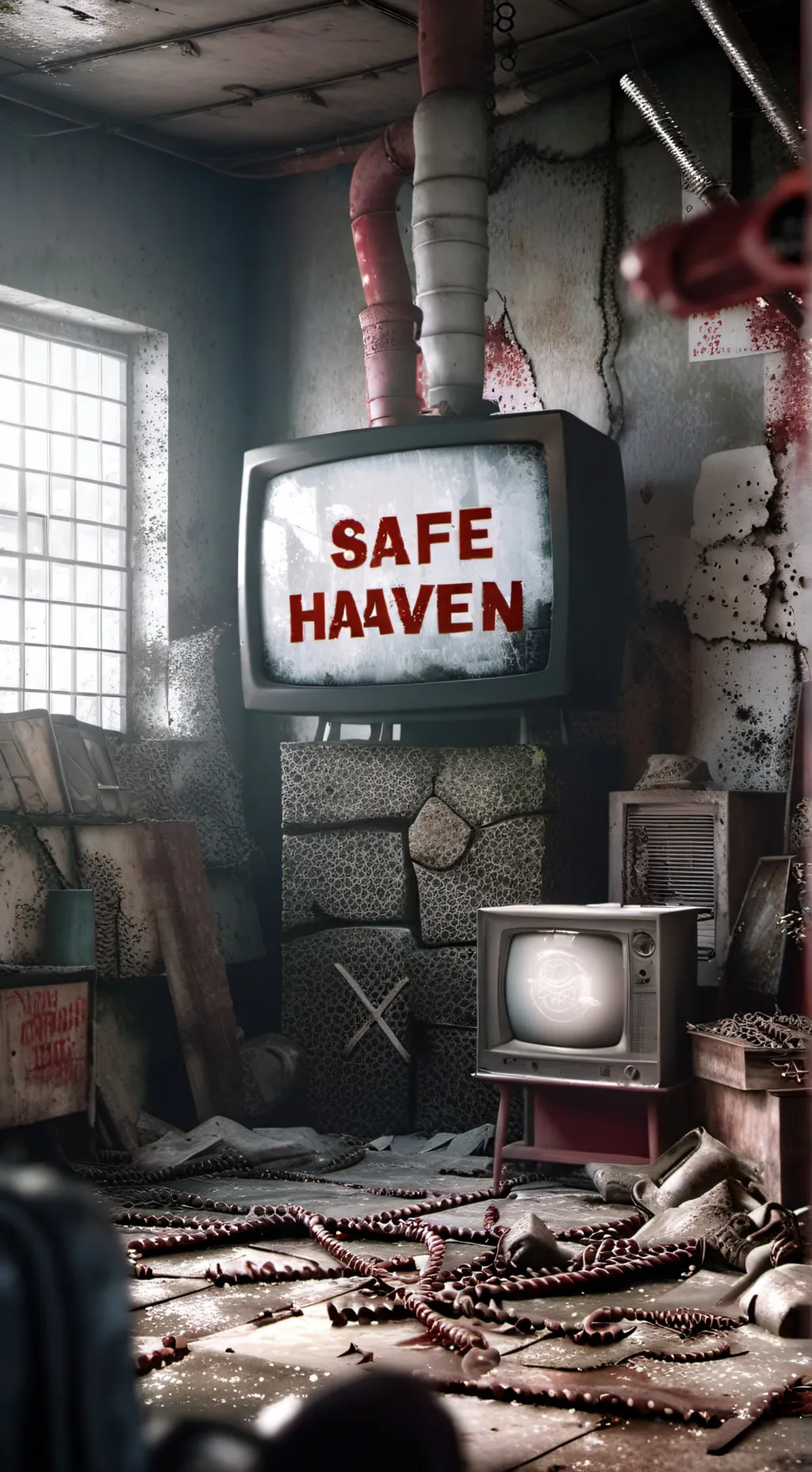 ai character: poppy playtime 4  background