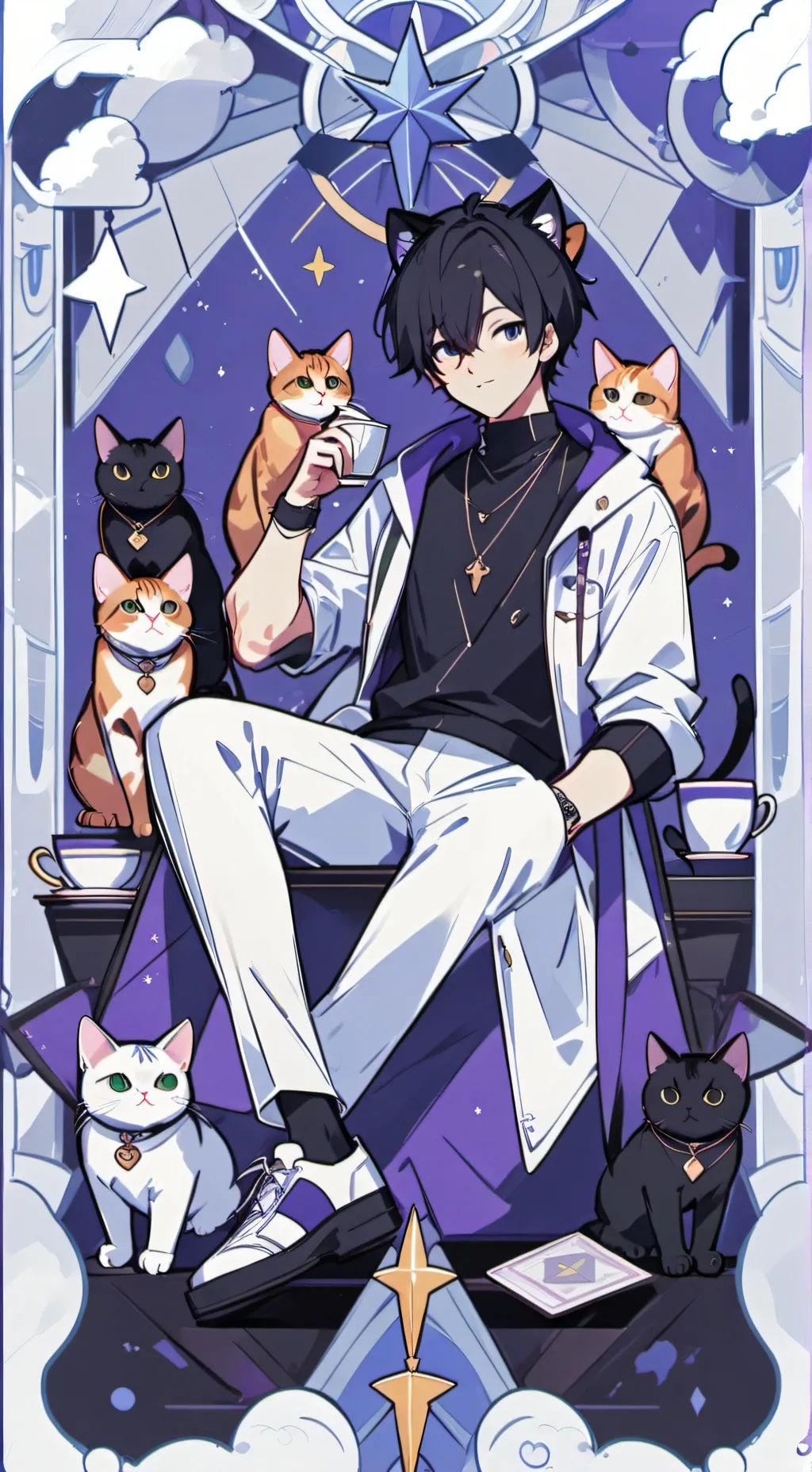 ai character: Zell  background