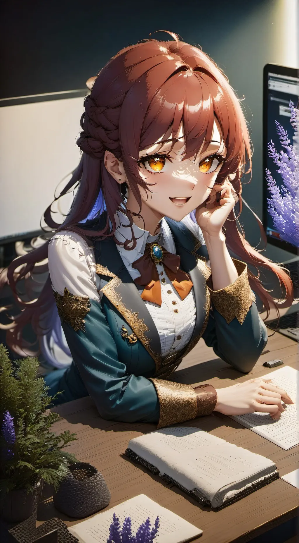 ai character: Mira background