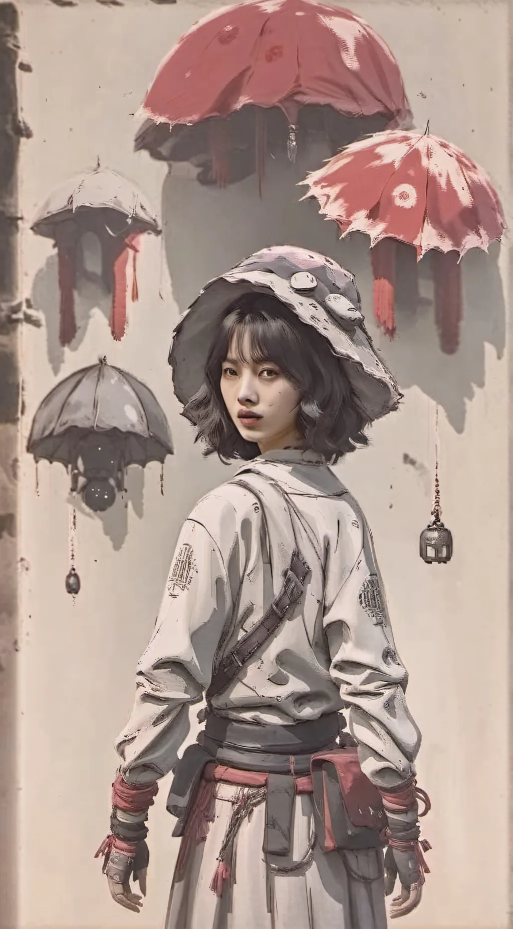 ai character: Kang Sae Byeok background