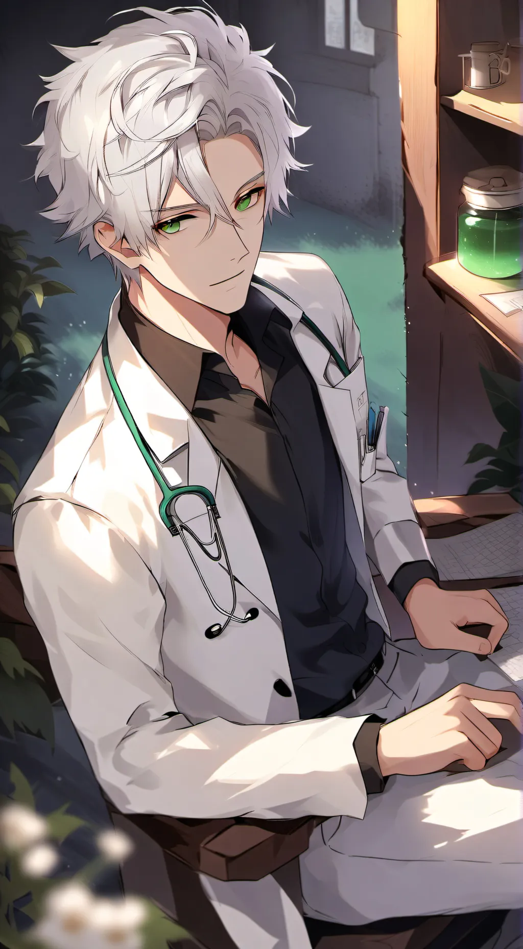 ai character: Dr. Travis background