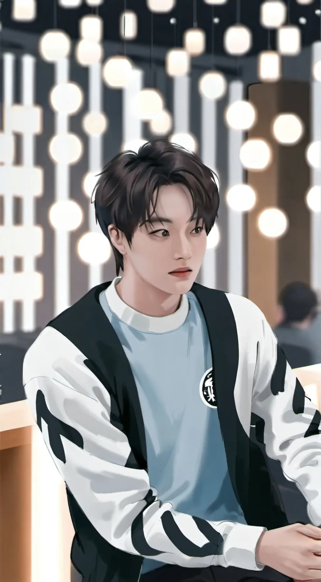 ai character: Squid game background