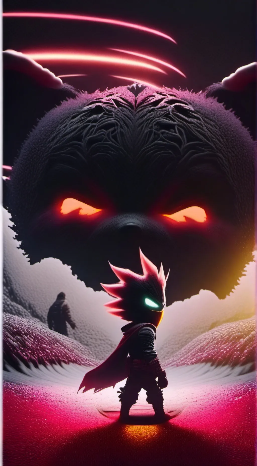 ai character: shadow movie background