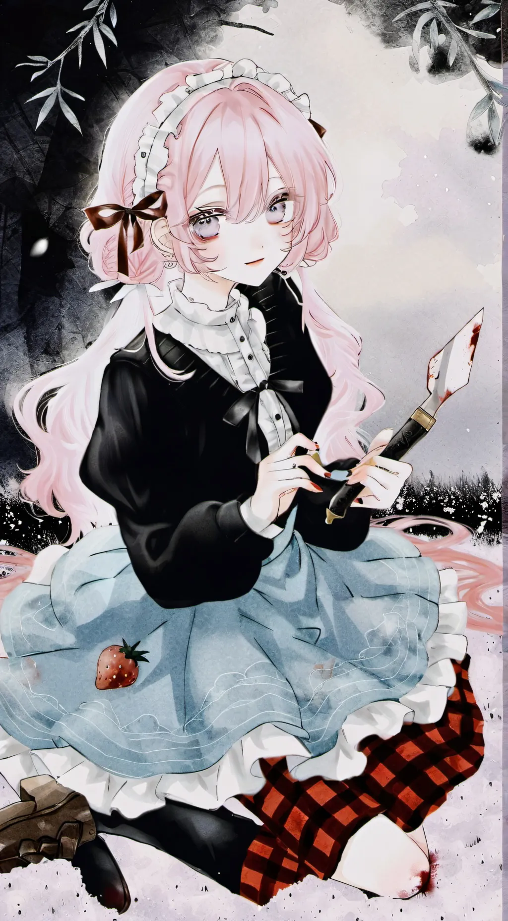 ai character: Yandere Rose background