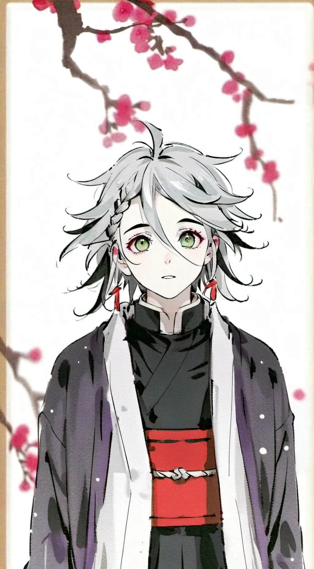 ai character: Duoma 🧊🌬🩸 background