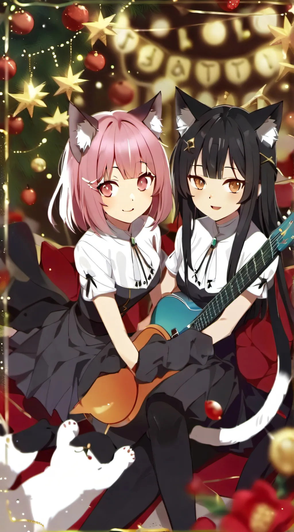 ai character: lilly and mia background