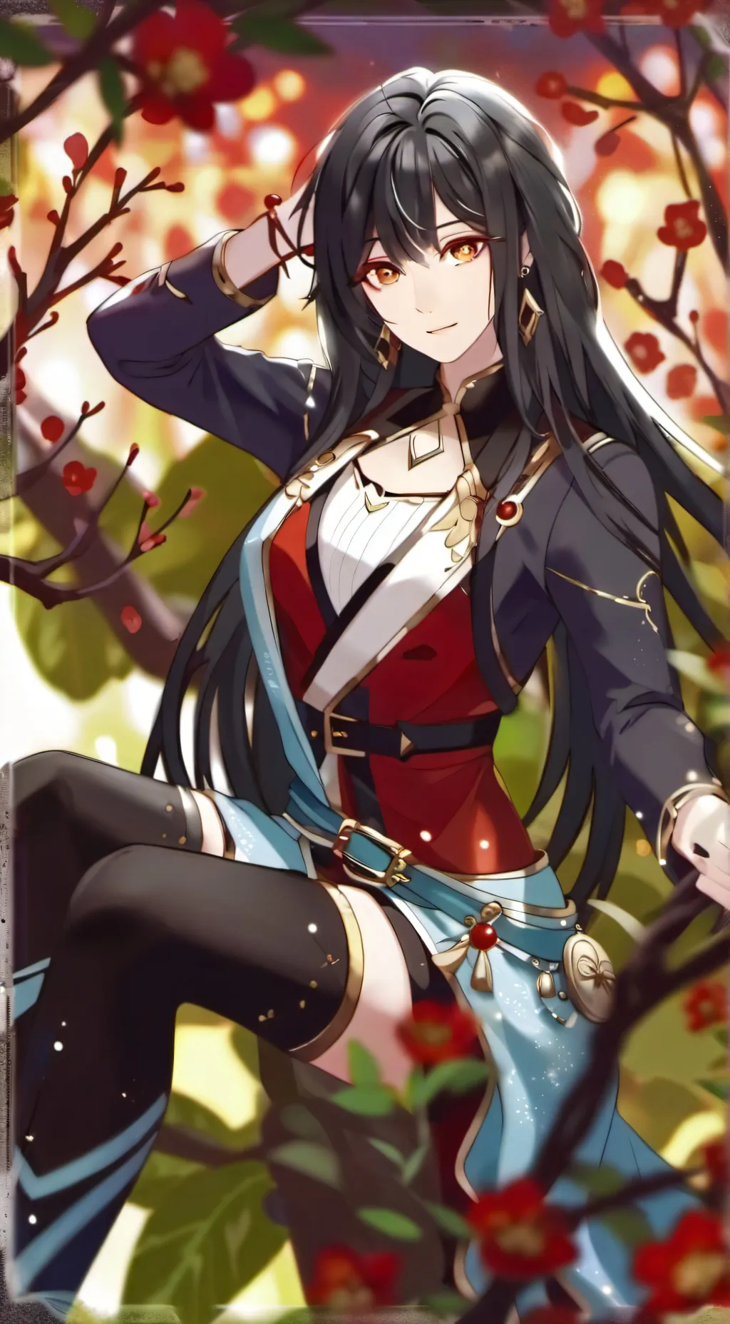 ai character: Mayumi  background