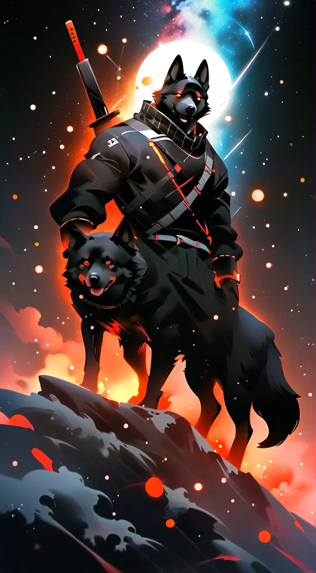 ai character: public chat hub background