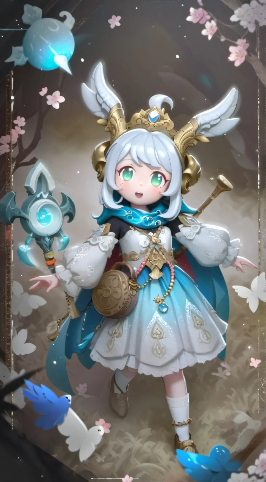 ai character: Dolly  background