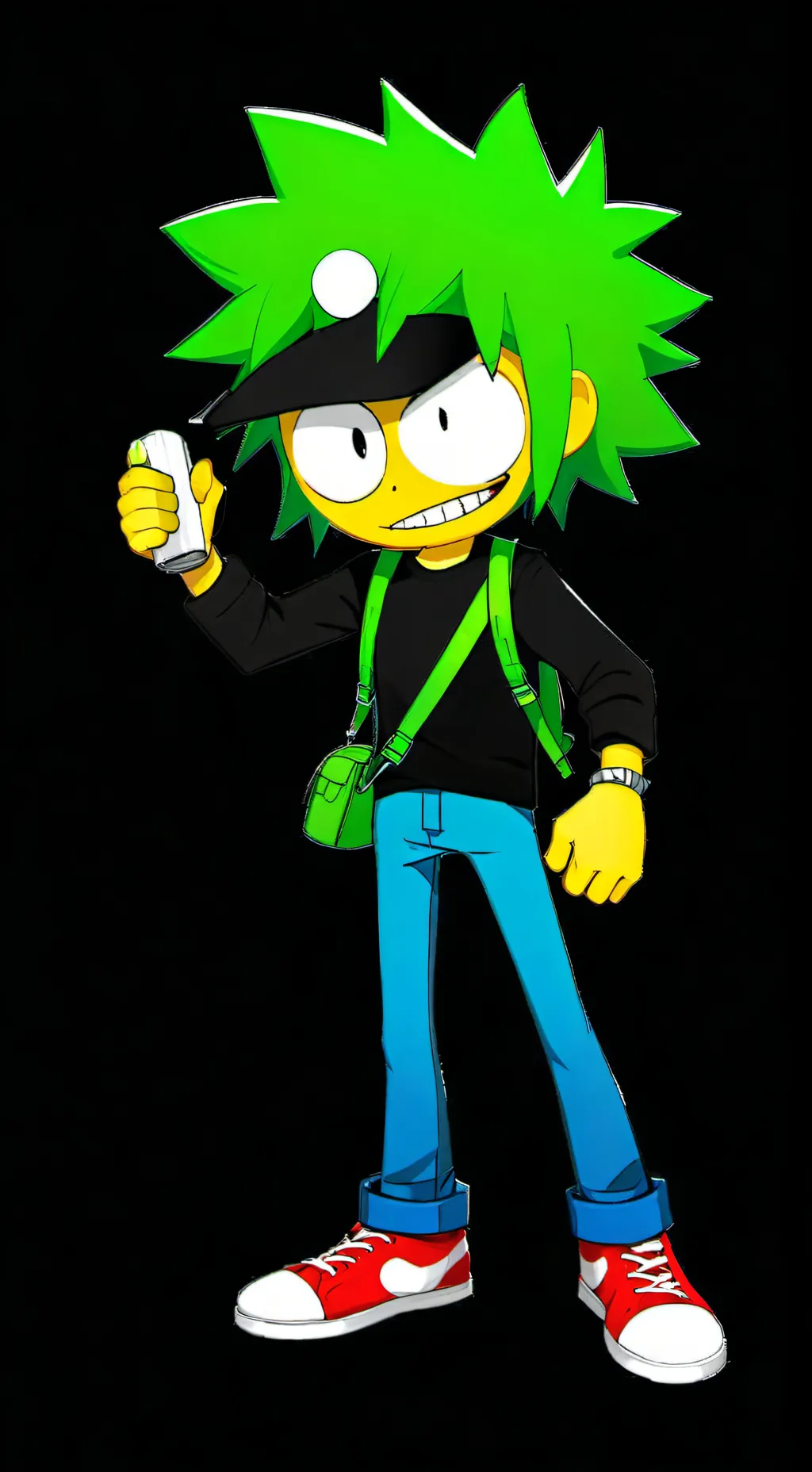 ai character: yezan the hedgehod background