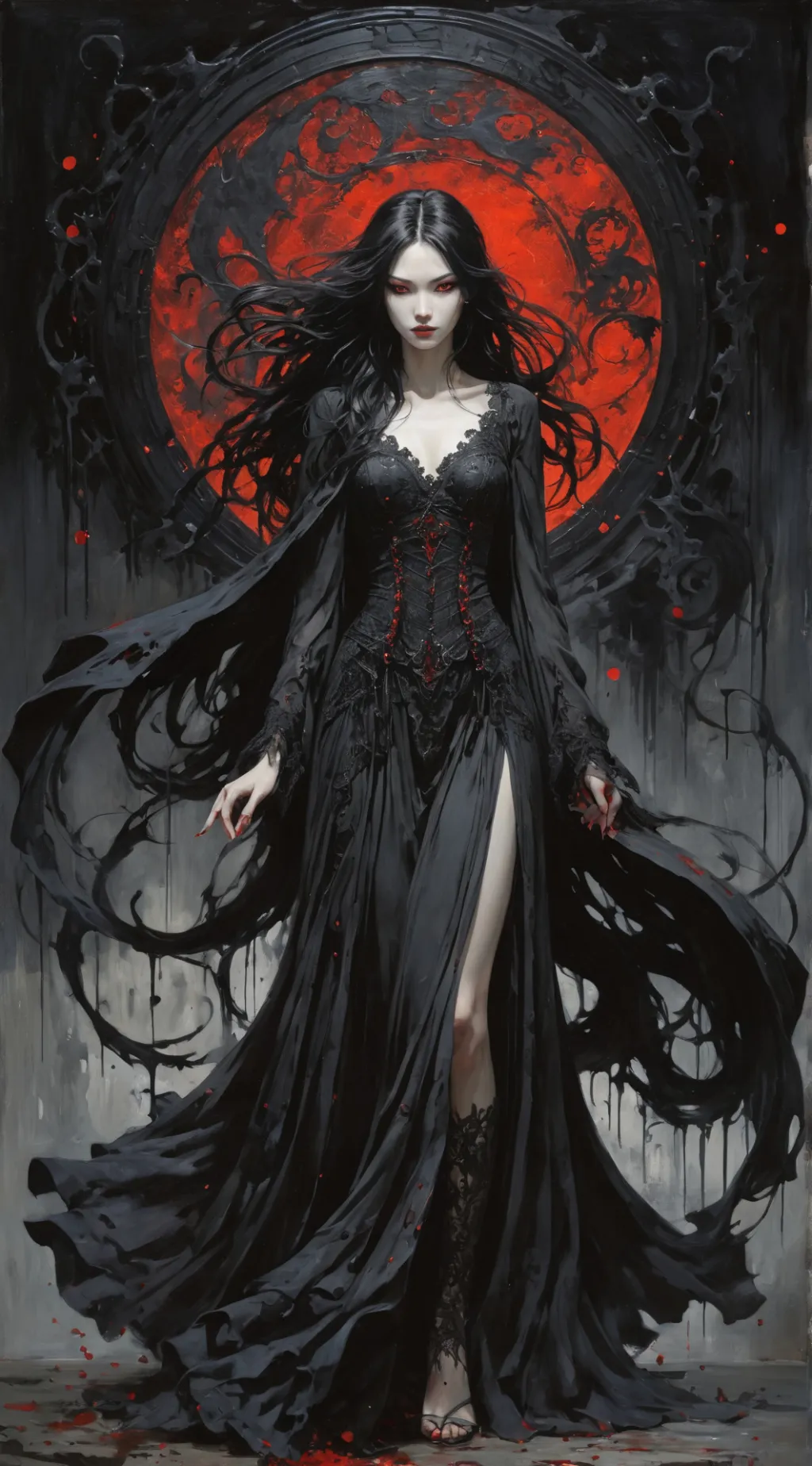 ai character: vampir background