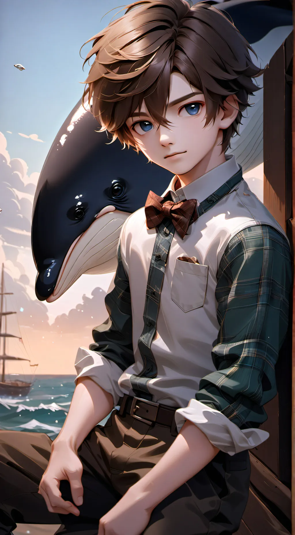 ai character: YOUNG SHELDON 🤩 background